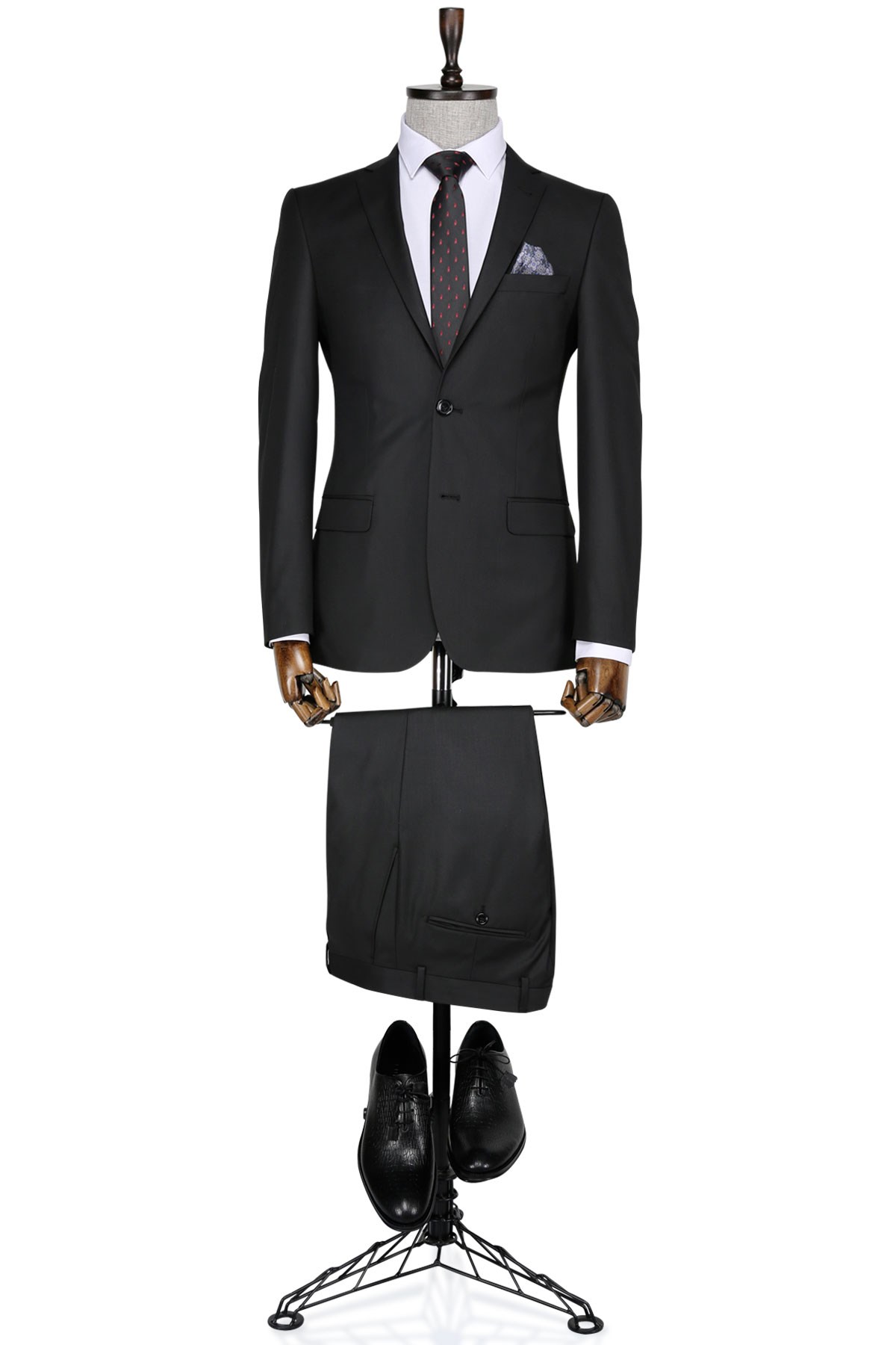 Picture of Klasik Siyah Erkek Takım Elbise
